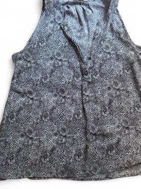 Dalia Gray Textured Racerback Tank